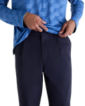 The New Balance Mens NB Numeric Canvas Pleated Trousers in Dark Night