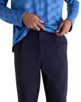 The New Balance Mens NB Numeric Canvas Pleated Trousers in Dark Night