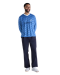 The New Balance Mens NB Numeric Canvas Pleated Trousers in Dark Night