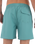The Hurley Mens Volley Flex Low Tide Boardshorts in Broken Jade