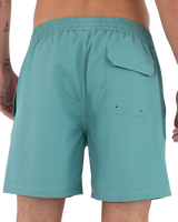 The Hurley Mens Volley Flex Low Tide Boardshorts in Broken Jade