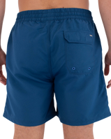The Hurley Mens Icon Solid Volley Shorts in Abyss