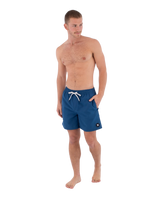 The Hurley Mens Icon Solid Volley Shorts in Abyss