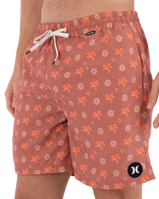 The Hurley Mens Volley Icon Coconut Boardshorts in Nectarine