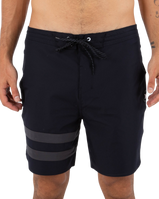 The Hurley Mens Phantom Block Party Renegade Boardshorts in Black