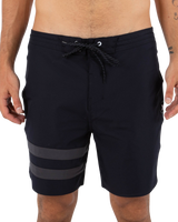 The Hurley Mens Phantom Block Party Renegade Boardshorts in Black
