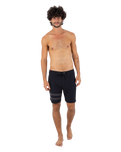 The Hurley Mens Phantom Block Party Renegade Boardshorts in Black