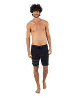 The Hurley Mens Phantom Block Party Renegade Boardshorts in Black