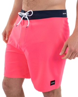 The Hurley Mens Phantom Eco One and Only Boardshorts in Neon Pink