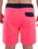 The Hurley Mens Phantom Eco One and Only Boardshorts in Neon Pink