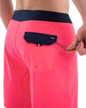 The Hurley Mens Phantom Eco One and Only Boardshorts in Neon Pink