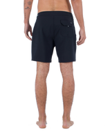 The Hurley Mens Phantom Eco One and Only Boardshorts in Black