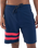 The Hurley Mens Phantom Block Party Boardshorts in Pagent Blue