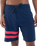 The Hurley Mens Phantom Block Party Boardshorts in Pagent Blue