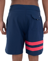 The Hurley Mens Phantom Block Party Boardshorts in Pagent Blue