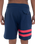 The Hurley Mens Phantom Block Party Boardshorts in Pagent Blue