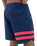 The Hurley Mens Phantom Block Party Boardshorts in Pagent Blue