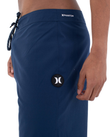 The Hurley Mens Phantom Block Party Boardshorts in Pagent Blue