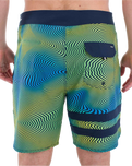 The Hurley Mens Phantom Eco Block Party Boardshorts in Armored Navy