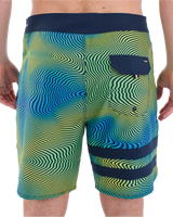 The Hurley Mens Phantom Eco Block Party Boardshorts in Armored Navy