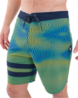 The Hurley Mens Phantom Eco Block Party Boardshorts in Armored Navy