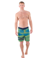 The Hurley Mens Phantom Eco Block Party Boardshorts in Armored Navy