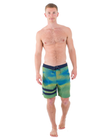 The Hurley Mens Phantom Eco Block Party Boardshorts in Armored Navy