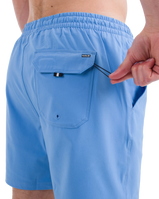 The Hurley Mens Phantom Eco Poolside Combo Boardshorts in Aquifer