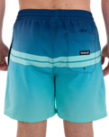The Hurley Mens Cannonball Volley Shorts in Abyss 2