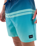 The Hurley Mens Cannonball Volley Shorts in Abyss 2