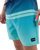 The Hurley Mens Cannonball Volley Shorts in Abyss 2