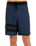 The Hurley Mens Phantom Block Party Boardshorts in Indigo