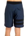 The Hurley Mens Phantom Block Party Boardshorts in Indigo