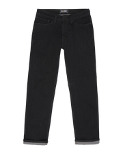 Tech Fleece Denim Straight Jeans in Black
