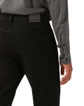 Tech Fleece Denim Straight Jeans in Black
