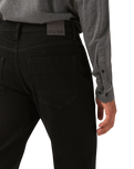 Tech Fleece Denim Straight Jeans in Black