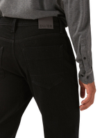 Tech Fleece Denim Straight Jeans in Black