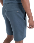 The Hurley Mens Low Tide Jogger Shorts in Submarine