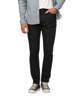The Duer Ltd Mens Performance Denim Relaxed Taper Jeans in Black