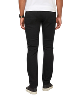 The Duer Ltd Mens Performance Denim Relaxed Taper Jeans in Black