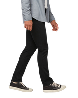 The Duer Ltd Mens Performance Denim Relaxed Taper Jeans in Black