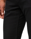 The Duer Ltd Mens Performance Denim Relaxed Taper Jeans in Black