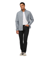 The Duer Ltd Mens Performance Denim Relaxed Taper Jeans in Black