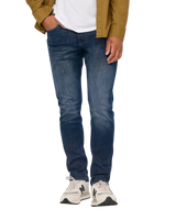 The Duer Ltd Mens Performance Denim Relaxed Taper Jeans in Galactic