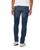 The Duer Ltd Mens Performance Denim Relaxed Taper Jeans in Galactic