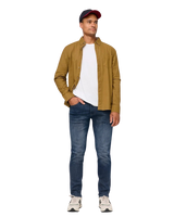 The Duer Ltd Mens Performance Denim Relaxed Taper Jeans in Galactic