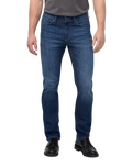 Performance Denim Slim Straight Jeans in Ocean Swell
