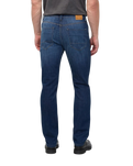 Performance Denim Slim Straight Jeans in Ocean Swell