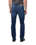 Performance Denim Slim Straight Jeans in Ocean Swell