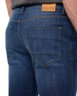 Performance Denim Slim Straight Jeans in Ocean Swell